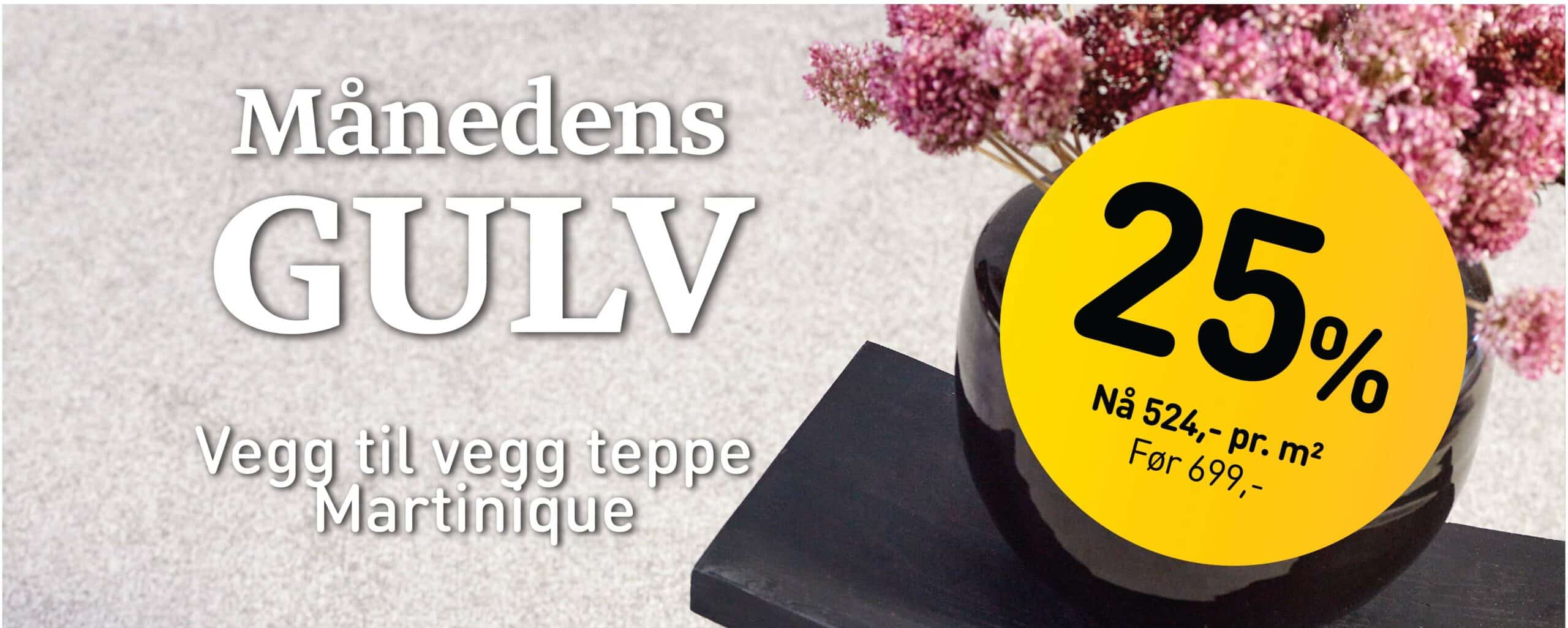 vegg til vegg teppe tilbud